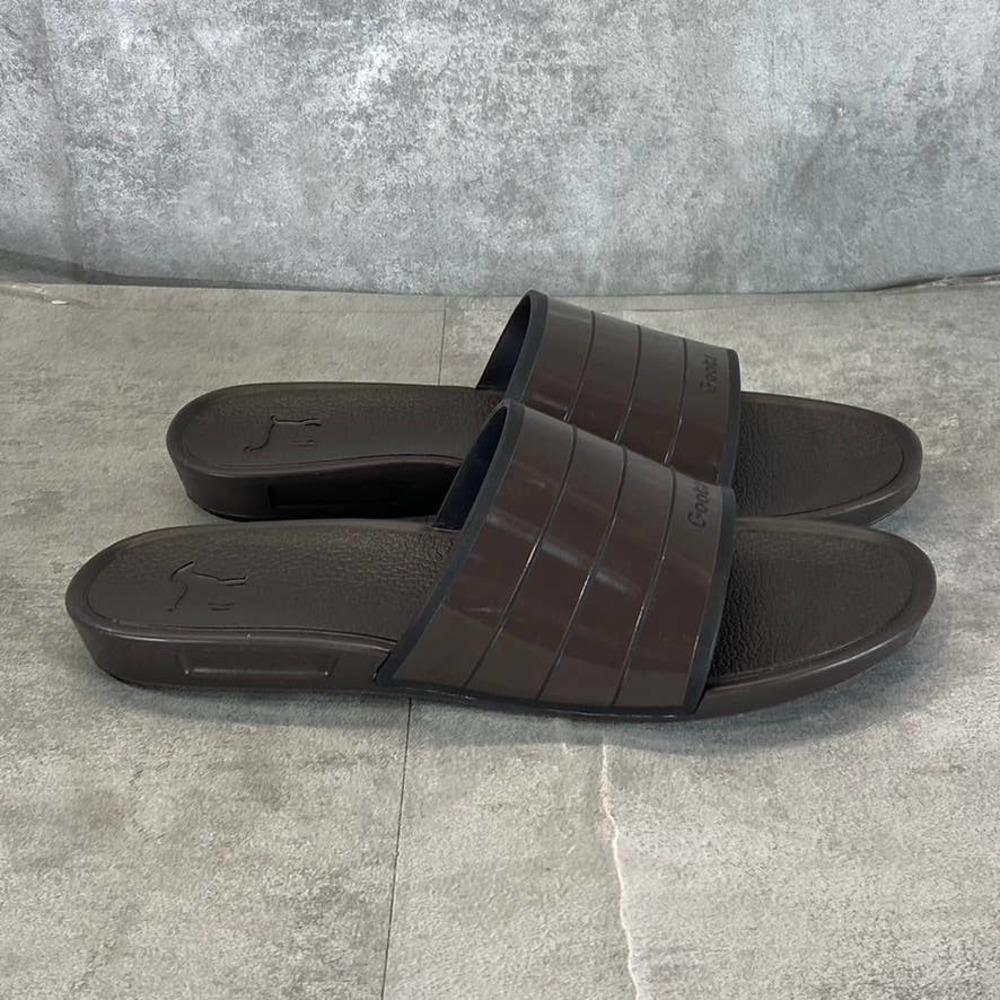 Goats Women's Brown The Slide K Round-Toe Slide Sandals SZ 6